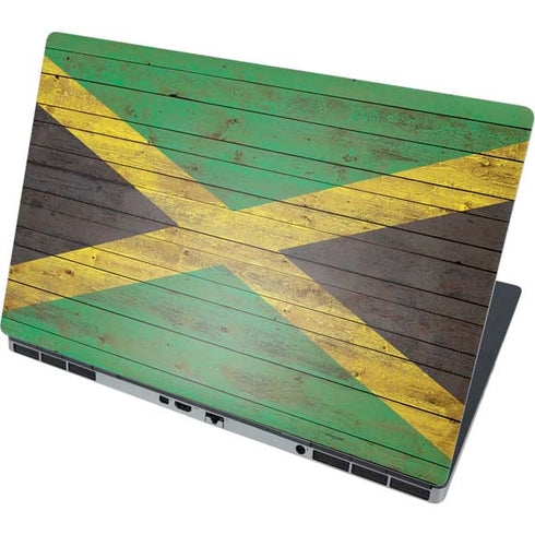 Jamaican Flag Dark Wood Dell Precision Skin